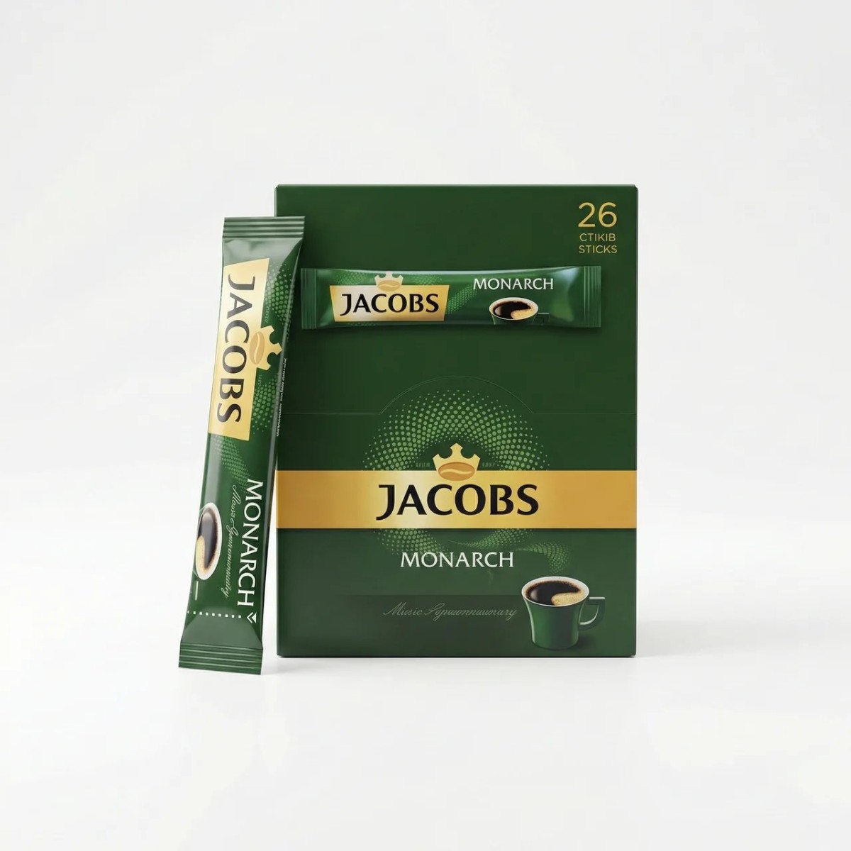 Кавовий напій Jacobs 3в1 Original 24 стіки (упаковка) | Класичний смак, М'яка кава, Хіт продажів (арт. 4296)