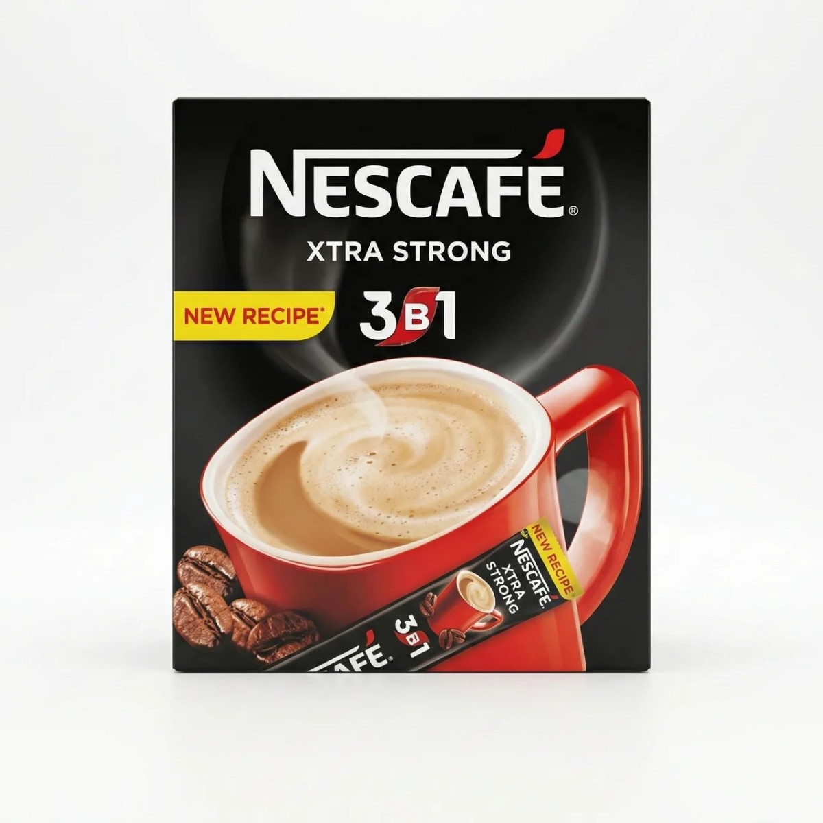 Кава 3в1 Nescafé Xtra Strong 20 шт (упаковка) | Екстра міцна кава, Оновлена рецептура, Максимальна енергія (арт. 4305)