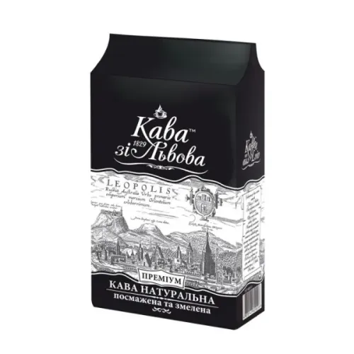 Кава мелена Кава зі Львова Преміум 225 г