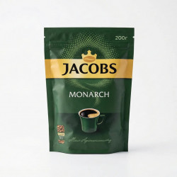 Кофе растворимый Jacobs Monarch 200 г | Мягкая упаковка, Магия Аромобархата, Оригинал