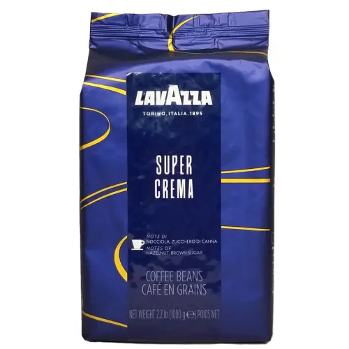 Кава в зернах Lavazza Super Crema 1кг. Лавацца Супер Крему
