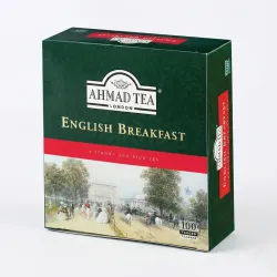 Чай чорний Ahmad Tea English Breakfast 100 пакетиків | Міцний, Англійський сніданок, Класичний