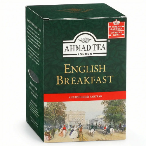 Чай чорний листовий Ahmad English Breakfast 100 г. Англійський до сніданку (розсипний)