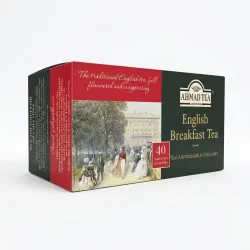 Чай чорний Ahmad English Breakfast 40 пакетиків. Англійський до сніданку (без ярлика)