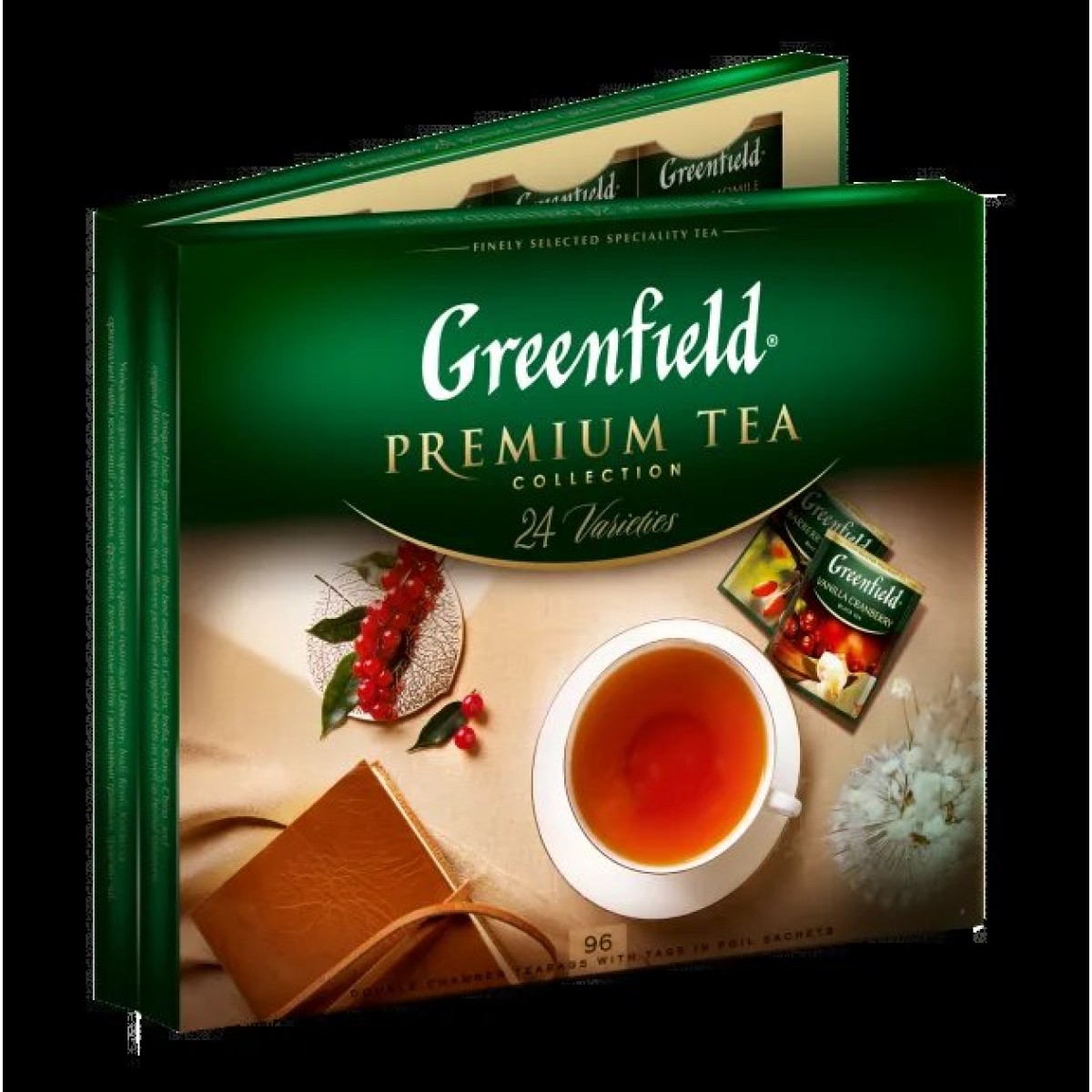 Набір чаю листової Greenfield Premium Leaf Tea Collection 9 видів x 390 г (арт. 4422)