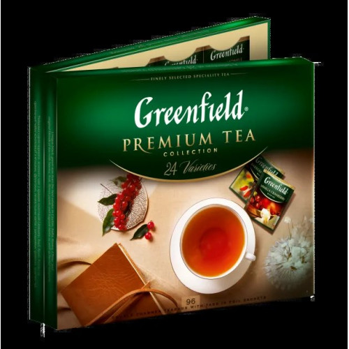 Набір чаю листової Greenfield Premium Leaf Tea Collection 9 видів x 390 г
