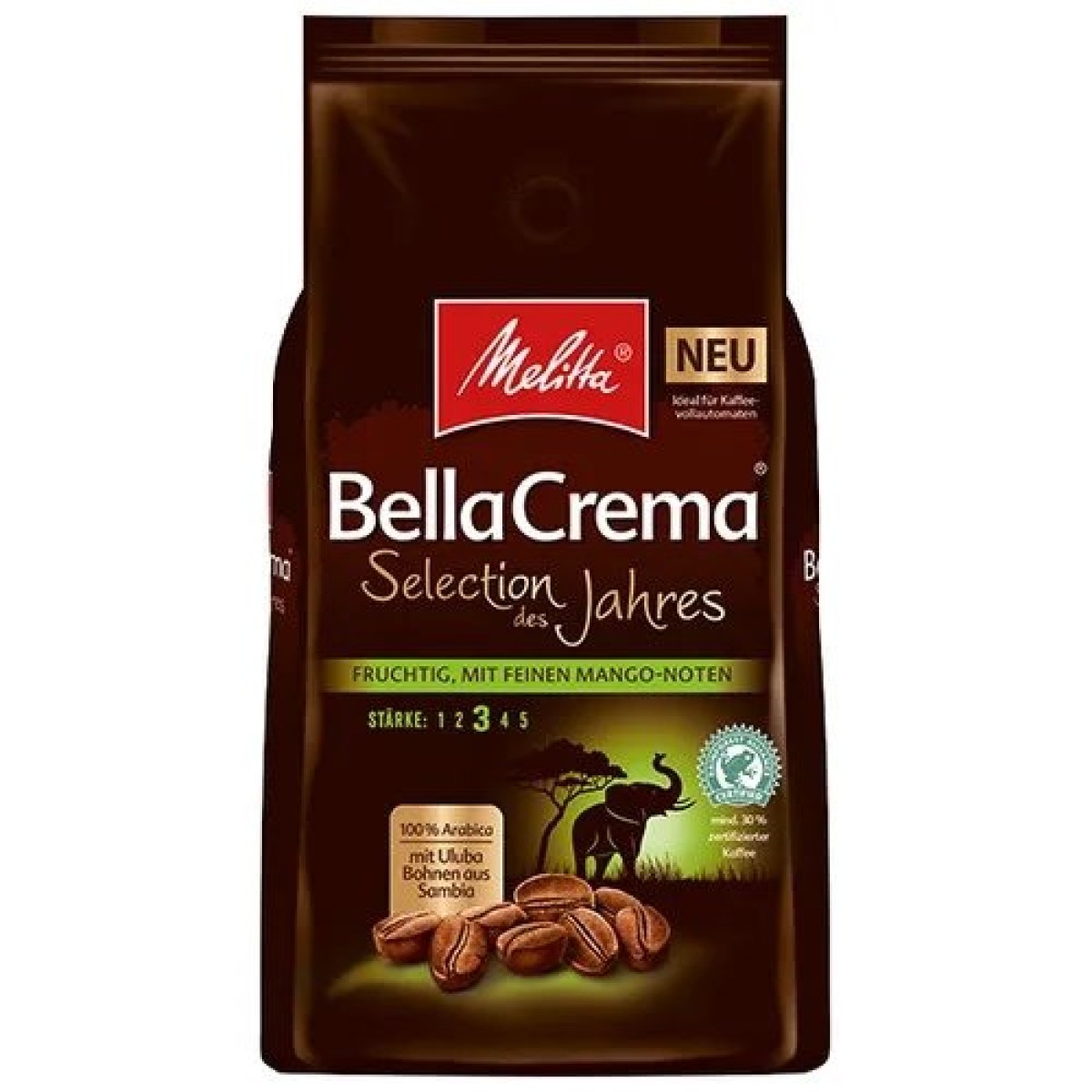 Кава Melitta BellaCrema Selection des Jahres Fruchtig в зернах 1 кг (арт. 4428)