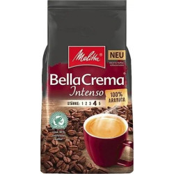 Кофе в Зернах MELITTA BellaCrema Intenso 1000 гр (1 кг) - Вдохновляющий Кофейный Опыт прямо у Вас дома!