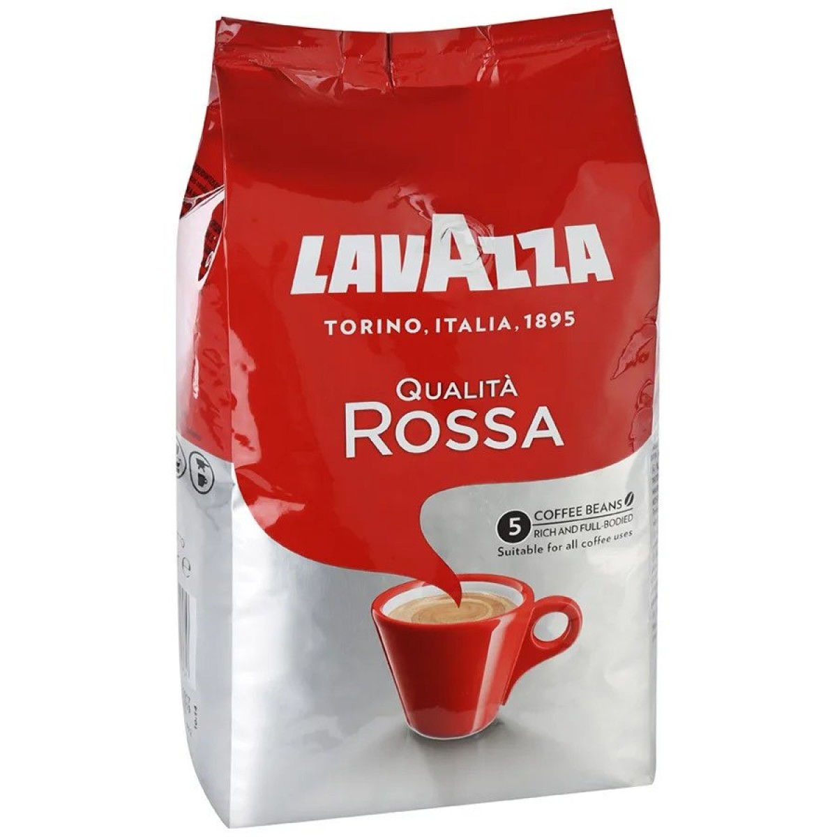 Кава в зернах Lavazza Qualita Rossa 1кг. Лавацца Росса (арт. 4346)