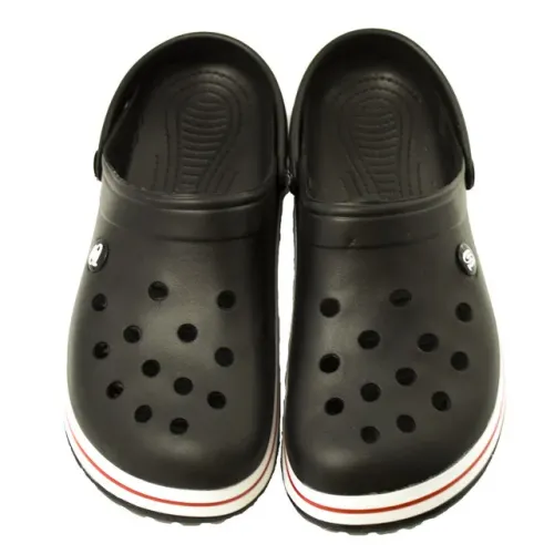 Крокси чоловічі чорні, сабо з великими дірками, Піна, 