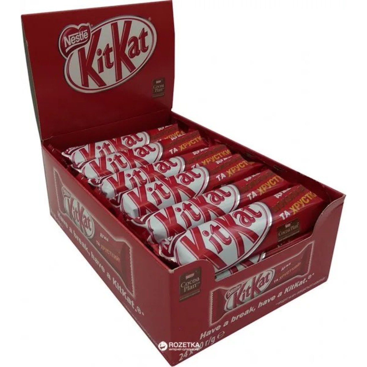 Упаковка батончиків NESTLE KITKAT Chunky в молочному шоколаді 24 шт х 40 м (арт. 4453)
