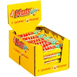 Упаковка батончиків NESTLE NUTS  24 шт х 40 г