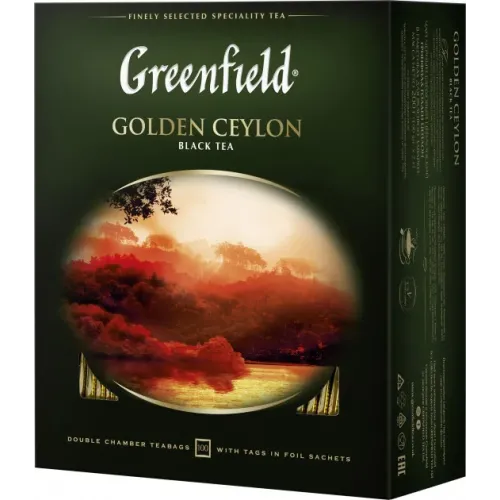 Чай пакетований Greenfield Golden Ceylon 50 x 2 г