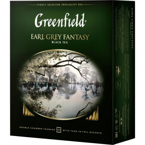 Чай пакетований Greenfield Earl Grey Fantasy 50 х 2 г