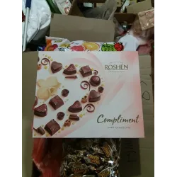 Цукерки roshen Compliment dark chocolate 154 гр