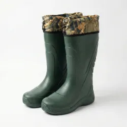 Чоловічі чоботи піна ЕВА з манжетом. Легкі зелені гумаки для рибалки 41-45