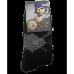 Мужские носки ангора с махрой Алия 1520 41-47 черные