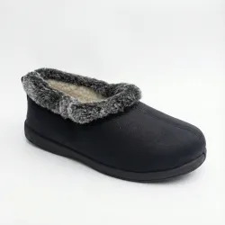 Жіночі зимові бурки на блискавці спереду. Чорні повстяні чобітки з обстрочкою 37-42 41