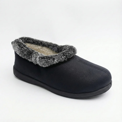 Женские зимние бурки на молнии спереди. Черные войлочные сапожки со строчкой 37-42 38