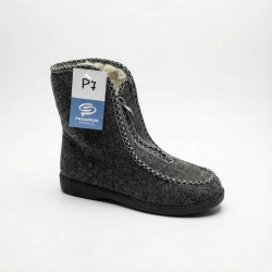 Бурки женские зимние войлочные на молнии. Высокие теплые чуни Progress. Размеры 37-41 (арт. 4954)