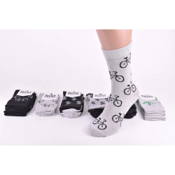 Шкарпетки чоловічі з малюнком БАВОВНА