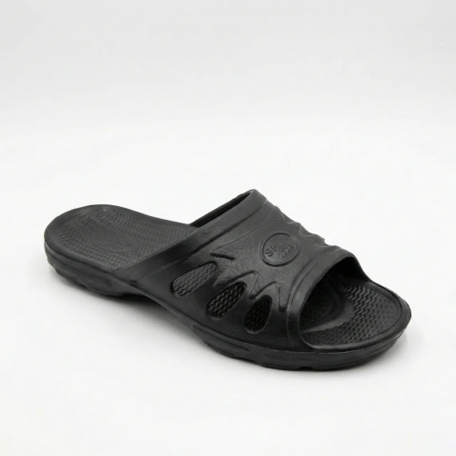 Мужские шлепанцы (пенка) черные классические | Для бассейна, Пляжные, Размеры 40-46 (арт. 5187)