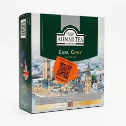 Чай чорний Ahmad Tea Earl Grey 100 пакетиків | Акція 