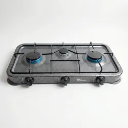 Газова плита Domotec MS-6603 на 3 конфорки — економне приготування їжі без електрики 🔥