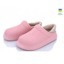 Калоші без задника сабо на хутрі жіночі Dago Style бузкові 38