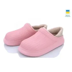 Калоші без задника сабо на хутрі жіночі Dago Style бузкові 38