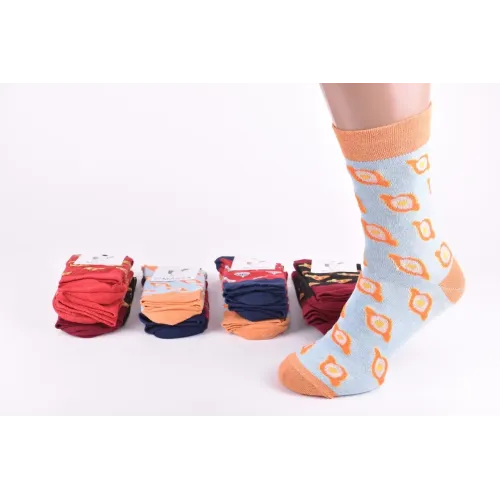 Шкарпетки чоловічі з малюнком бавовна 25-39 | 12 пар