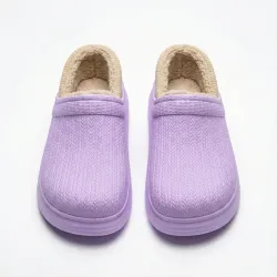 Галоші без задника сабо на хутрі жіночі Dago Style бузкові 37 - 41 41