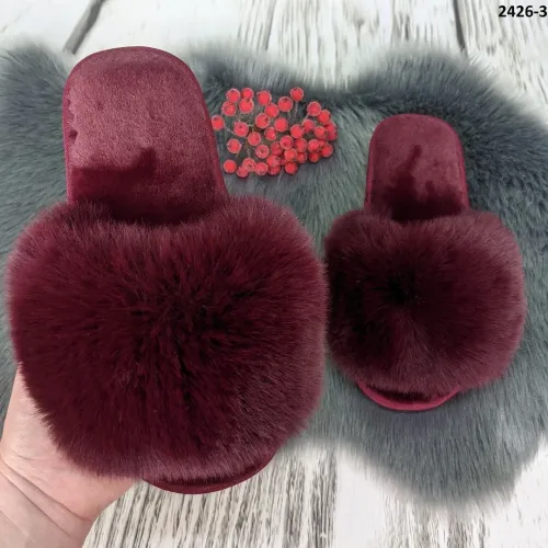 Хутряні капці жіночі хутро штучний песець 36 - 41 38