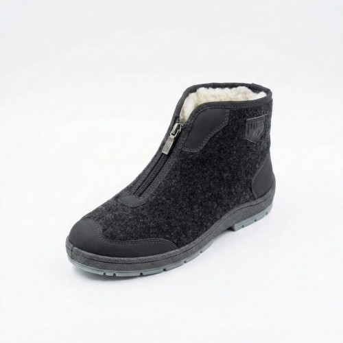 Мужские зимние бурки Dago Style на молнии. Теплые суконные ботинки войлочные. Размеры 41-45 (арт. 5655)