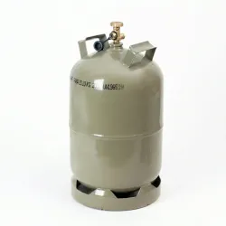 Газовий балон 27л (11 кг) побутовий Vitkovice Milmet BD-11, Польща, з боковим краном