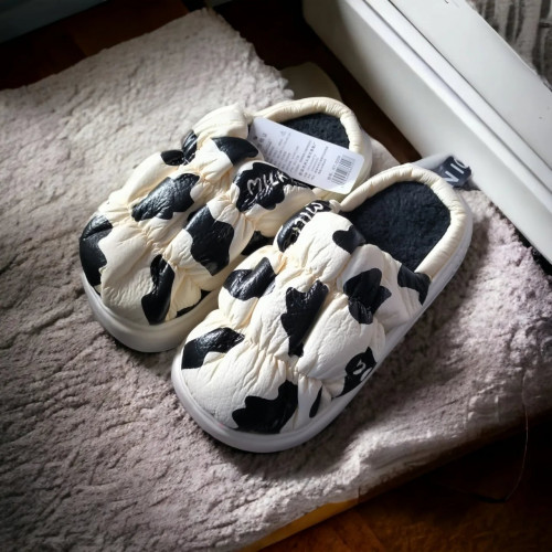 Тёплые пушистые женские меховые комнатные тапочки 36 - 41 37 (арт. 6068)