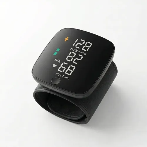 Автоматичний тонометр на зап'ястя акумуляторний USB. Електронний вимірювач тиску з кейсом