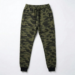 Спортивні штани чоловічі камуфляж на флісі. Теплі джогери зимові Туреччина (бавовна)