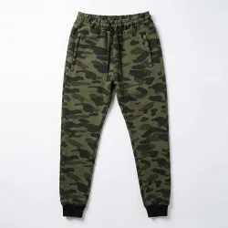 Спортивні штани чоловічі камуфляж на флісі. Теплі джогери зимові Туреччина (бавовна)