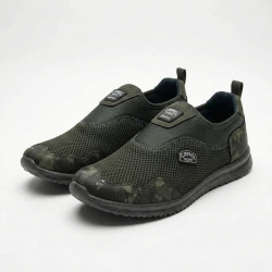 Чоловічі кросівки сітка хакі Camel. Літні мокасини сліпони (розміри 41-45)