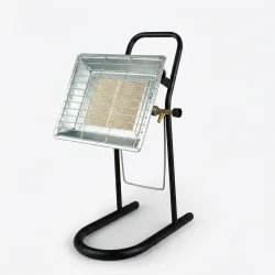 Газовий інфрачервоний обігрівач на ніжці. Керамічний пальник для гаража, складу, дачі