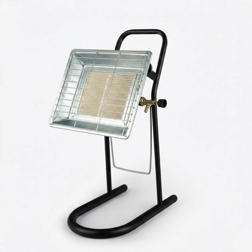 Газовый инфракрасный обогреватель на ножке. Керамическая горелка для гаража, склада, дачи