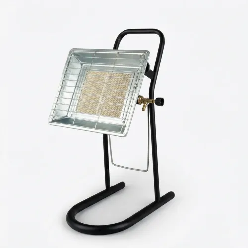 Газовий інфрачервоний обігрівач на ніжці. Керамічний пальник для гаража, складу, дачі