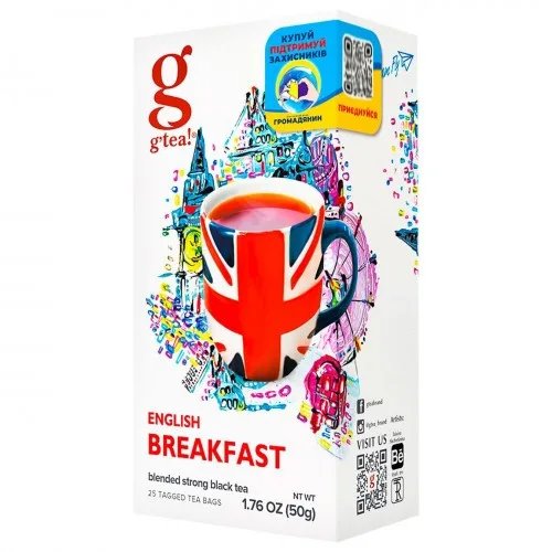 Чай Grace Best Английский суперзавтрак черн. 25*2г