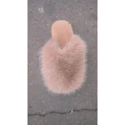Теплі пухнасті жіночі хутряні кімнатні капці 36 — 41
