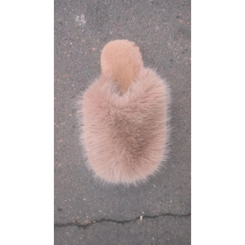 Тёплые пушистые женские меховые комнатные тапочки 36 - 41 (арт. 6163)