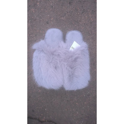 Теплі пухнасті жіночі хутряні кімнатні капці 36 — 41 40 (арт. 6167)