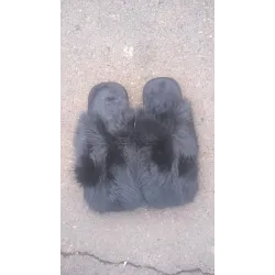 Теплі пухнасті жіночі хутряні кімнатні капці 36 — 41 37