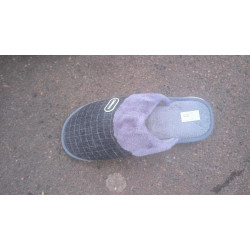 Хатні капці коричневі чоловічі капці, махрові 41-45