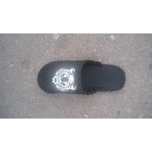 Хатні капці коричневі чоловічі капці, махрові 41-45